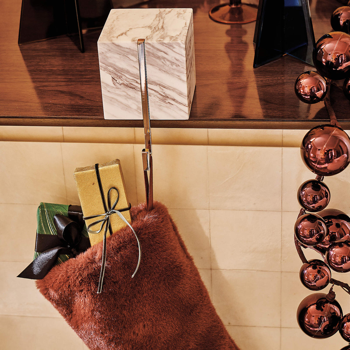 Marble Stocking Holder the store by Lisa Holt