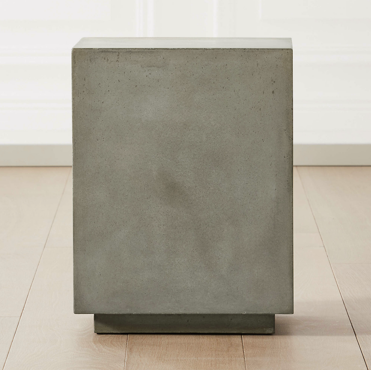 Matter grey cement square coffee table sales