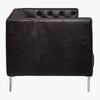 Saville Leather Tufted Apartment Sofa