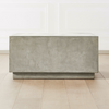 Matter Grey Cement Square Coffee Table