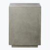Matter Grey Cement Square Side Table