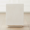 Matter Grey Cement Square Side Table