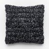 Tillie Wool Black Pillow With Down-Alternative Insert