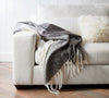 Color-Blocked Faux Mohair Throw