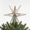 Frosted Glass Star Christmas Tree Topper