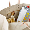 Hand-Painted Canvas Shopper Tote