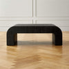 Horseshoe Black Lacquered Coffee Table