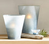 Laguna Frosted Glass Candleholders