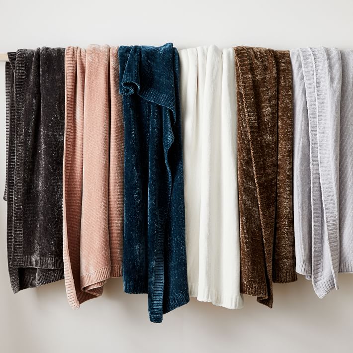 Luxe best sale chenille throw