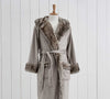 Ombre Tipped Faux Fur Robe
