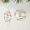 24K Gold and Glass Ornament Set